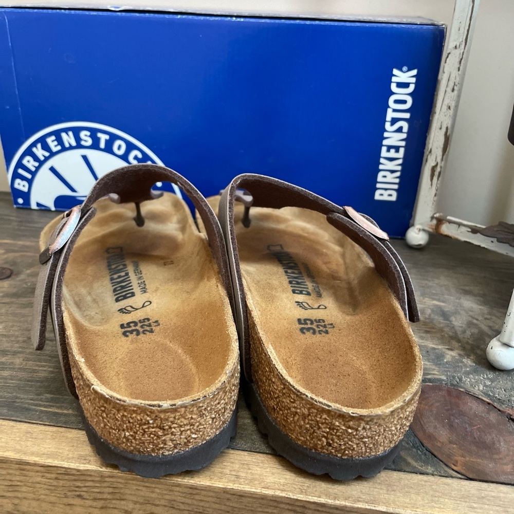 Birkenstock Gizeh Women’s Sandal Mocca Size 35 - Picture 4 of 6
